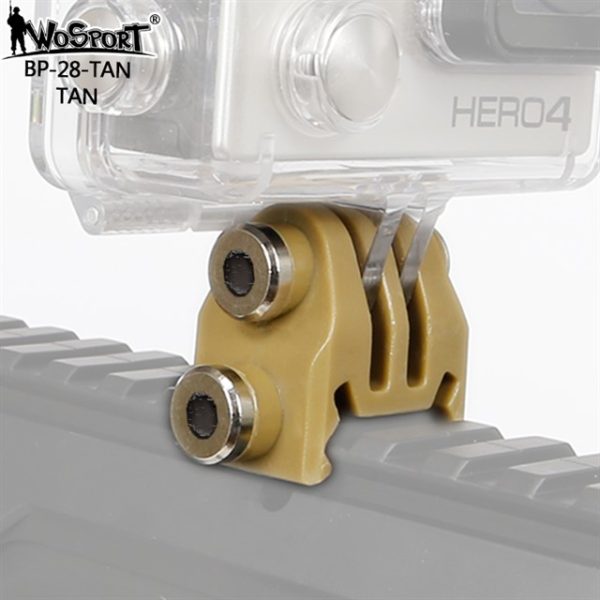 WST GoPro Camera Nylon RIS Mount – Tan