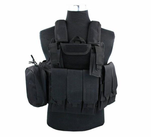CIRAS MAR Tactical Vest 600D, Black CIRAS MAR Tactical Vest 600D, Black