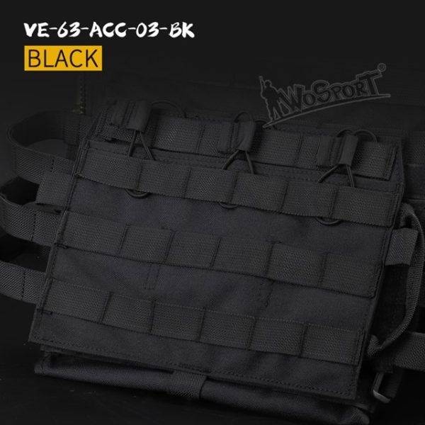 JPC vest 2.0 front accessory package standard triple package - Black JPC vest 2.0 front accessory package standard triple package - Black