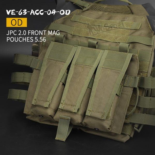 JPC vest 2.0 front accessory package 5.56 triple package - OD JPC vest 2.0 front accessory package 5.56 triple package - OD