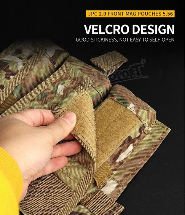 JPC vest 2.0 front accessory package 5.56 triple package - TAN