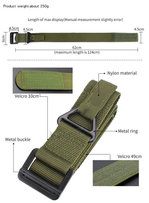WST BA05 Duty RESCUE BELT – Black