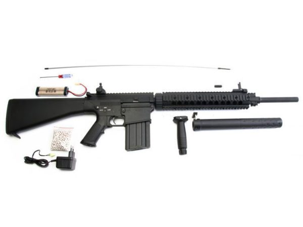 A&K DMR Rifle SR-25 (MK11 MOD 0) - Black A&K DMR Rifle SR-25 (MK11 MOD 0) - Black