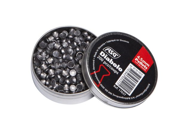 ASG Lead Airgun Pellet DIABOLO 4.5mm, 200 Pieces - Grey ASG Lead Airgun Pellet DIABOLO 4.5mm, 200 Pieces - Grey