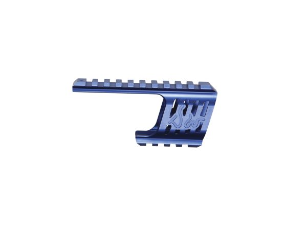 ASG CNC RIS Mount for Dan Wesson 715 Revolver - Blue ASG CNC RIS Mount for Dan Wesson 715 Revolver - Blue
