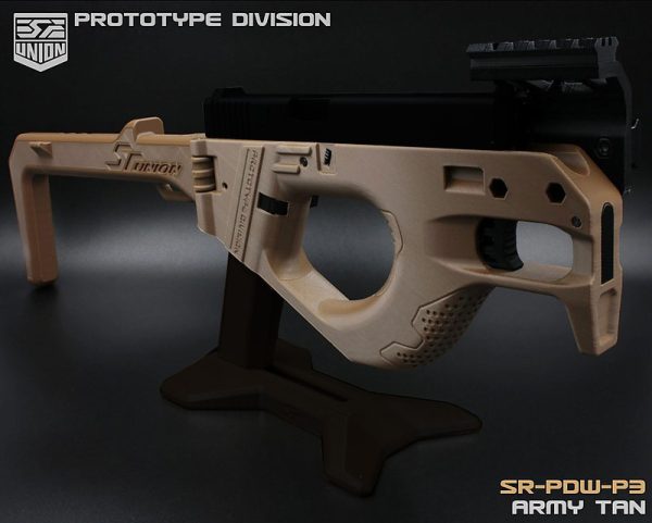 SRU - Airsoft PDW P3 Conversion for WE Glock - TAN SRU - Airsoft PDW P3 Conversion for WE Glock - TAN