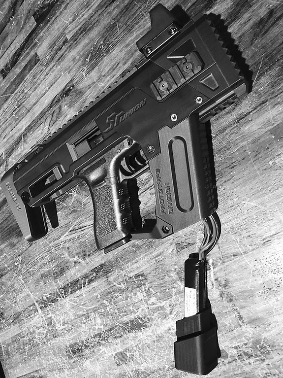 Battery extended connector for PDW-K kit