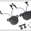 FMA EXFIL Helmet Mount for Peltor Comtac Headset - Black FMA EXFIL Helmet Mount for Peltor Comtac Headset - Black