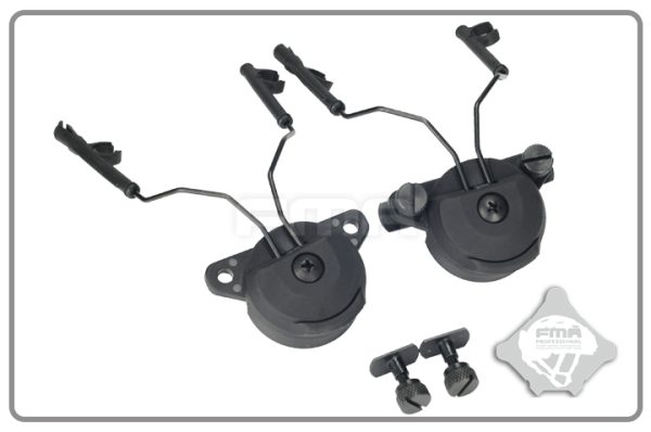 FMA EXFIL Helmet Mount for Peltor Comtac Headset - Black FMA EXFIL Helmet Mount for Peltor Comtac Headset - Black