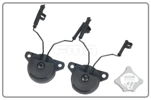 FMA EXFIL Helmet Mount for Peltor Comtac Headset - Black FMA EXFIL Helmet Mount for Peltor Comtac Headset - Black