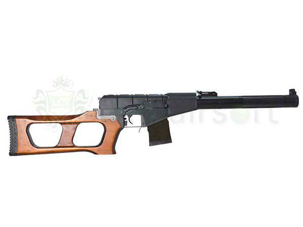 LCT VSS Vintorez Airsoft Sniper Rifle – Black / Wood