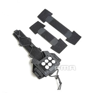 FMA Agility Bridge Helmet Cover for NVG Battery Box - Black