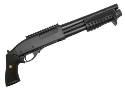 TM Gas GNB Shotgun M870 Breacher, 3/6 Shots - Black