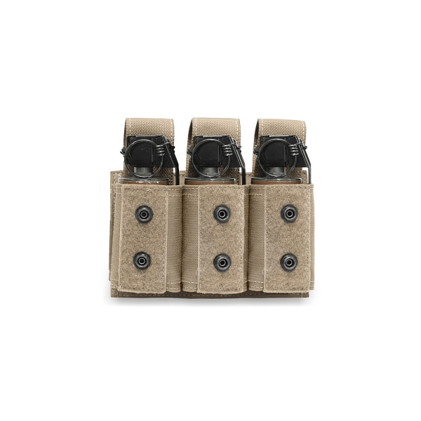 WAS Triple 40mm MOLLE Grenade Pouch - Coyote