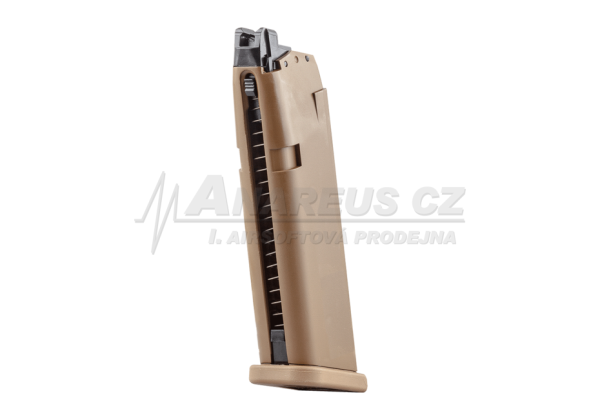 UMAREX / VFC Glock 19X GBB Gas Magazine, 22 BBs – Tan UMAREX / VFC Glock 19X GBB Gas Magazine, 22 BBs – Tan