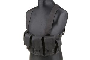 Chest Rig type tactical vest - Black Chest Rig type tactical vest - Black