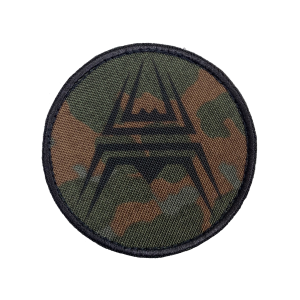 VELCRO SPIDER Round Patch - Flecktarn