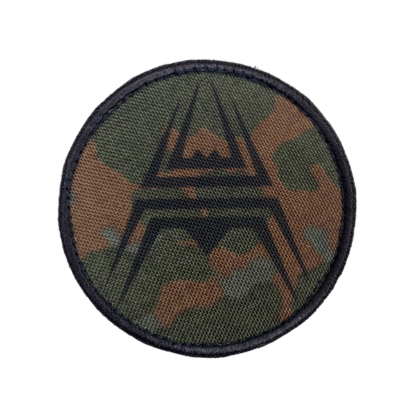 VELCRO SPIDER Round Patch - Flecktarn
