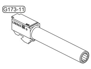 Steel Outer Barrel For GHK Glock G17 Gen3 GBB Airsoft ( G173-11 ) Steel Outer Barrel For GHK Glock G17 Gen3 GBB Airsoft ( G173-11 )