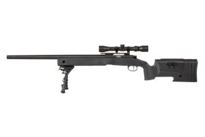 SA M40A3 (SA-S02 CORE™) Sniper Rifle with Accessories - Black SA M40A3 (SA-S02 CORE™) Sniper Rifle with Accessories - Black