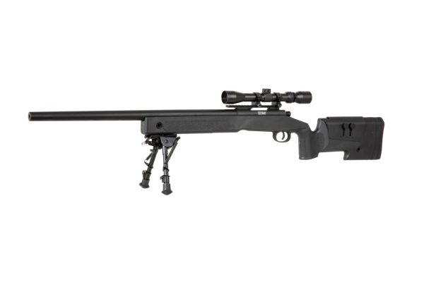 SA M40A3 (SA-S02 CORE™) Sniper Rifle with Accessories - Black SA M40A3 (SA-S02 CORE™) Sniper Rifle with Accessories - Black
