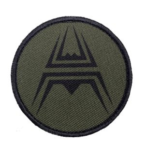 VELCRO SPIDER Round Patch - Green