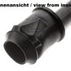 ML AEG Hop-up Bucking HOT SHOT for GBB Barrels, 80 Shore - Black