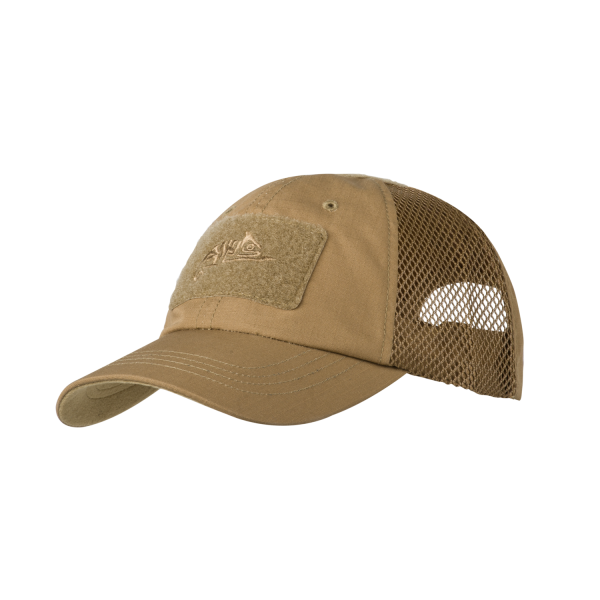 HELIKON BASEBALL VENT Cap with Velcro Adjustment, Ripstop - Coyote