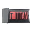 TITAN Safety Fireproof Bag for Batteries, 24.5x10.5 cm - Black