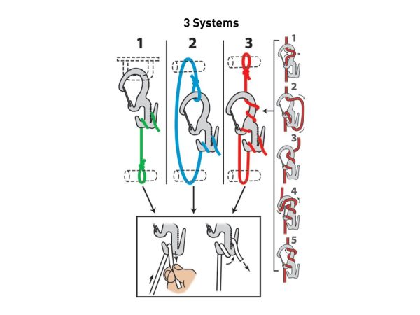 FIGURE 9® CARABINER ROPE TIGHTENER in metal color - small S FIGURE 9® CARABINER ROPE TIGHTENER in metal color - small S
