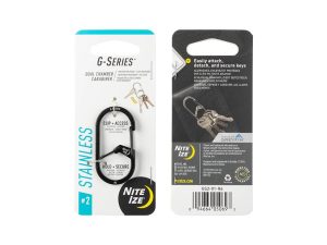 G-SERIES™ DUAL CHAMBER CARABINER, black - size 2