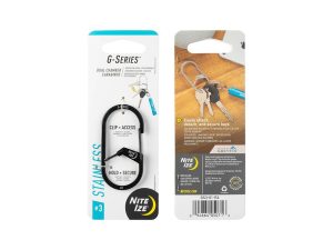 G-SERIES™ DUAL CHAMBER CARABINER, black - size 3