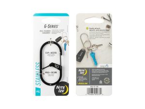G-SERIES™ DUAL CHAMBER CARABINER, black - size 4