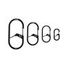 G-SERIES™ DUAL CHAMBER CARABINER, black - size 4