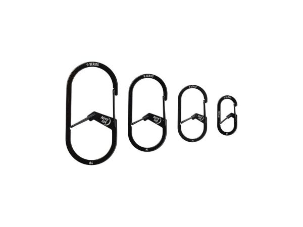 G-SERIES™ DUAL CHAMBER CARABINER, black - size 4