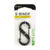 S-BINER® PLASTIC DUAL CARABINER, black - size 2 S-BINER® PLASTIC DUAL CARABINER, black - size 2