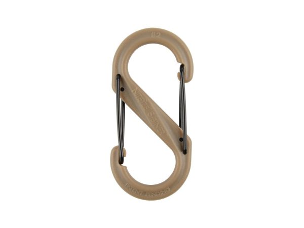 S-BINER® PLASTIC DUAL CARABINER, coyote - size 2 S-BINER® PLASTIC DUAL CARABINER, coyote - size 2