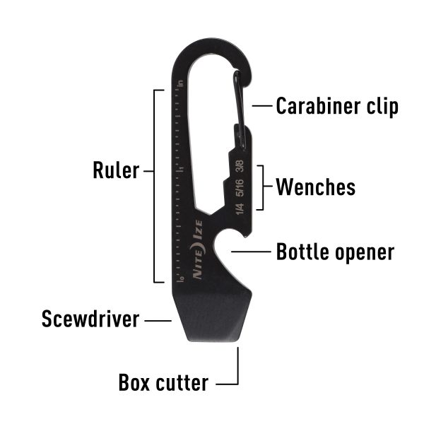 DOOHICKEY® KEY TOOL, black DOOHICKEY® KEY TOOL, black