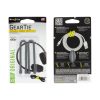 GEAR TIE® REUSABLE RUBBER TWIST TIE™ (2pcs), Charcoal - length 6"