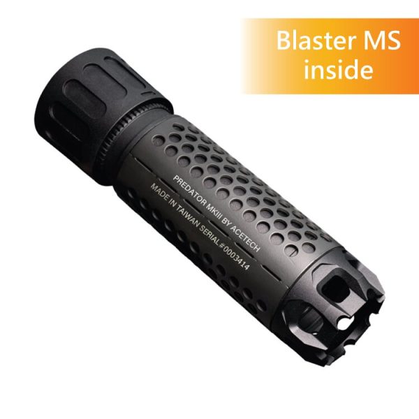AceTech PREDATOR MKIII (BLASTER MS) QD Tracer Suppressor - Black AceTech PREDATOR MKIII (BLASTER MS) QD Tracer Suppressor - Black