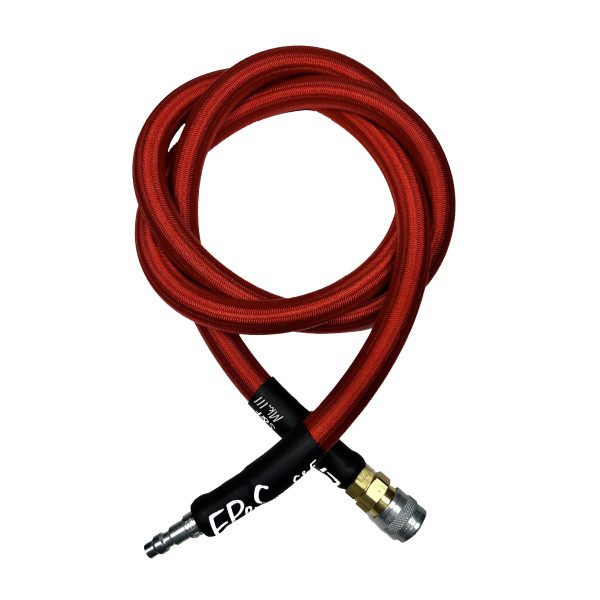 EPeS HPA S&F Braided Hose, 80cm, QD Foster - Red EPeS HPA S&F Braided Hose, 80cm, QD Foster - Red
