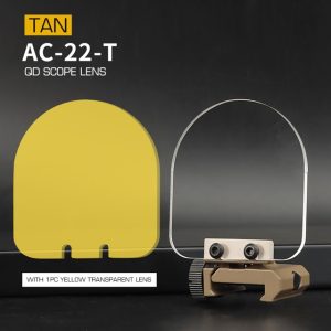 Flip-up QD Scope Lens / Sight Shield Protector - TAN Flip-up QD Scope Lens / Sight Shield Protector - TAN