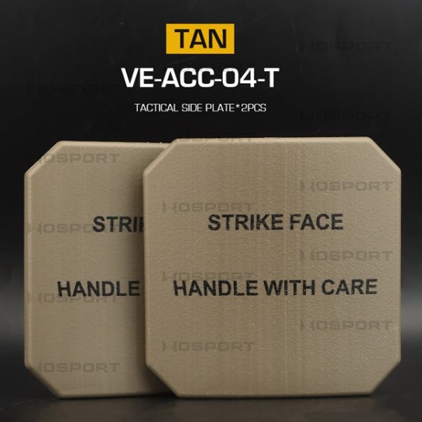 Tactical Side Pads 6x6'' Dummy - plastic (2PCS) - TAN Tactical Side Pads 6x6'' Dummy - plastic (2PCS) - TAN