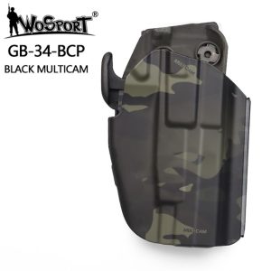 WST GB-34 Universal Holster for Compact Pistols, Right Hand - Multicam Black WST GB-34 Universal Holster for Compact Pistols, Right Hand - Multicam Black