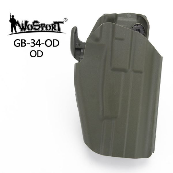WST GB-34 Universal Holster for Compact Pistols, Right Hand - Green WST GB-34 Universal Holster for Compact Pistols, Right Hand - Green