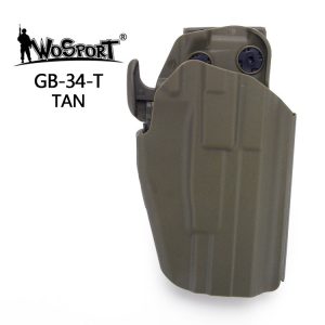 WST GB-34 Universal Holster for Compact Pistols, Right Hand - Tan WST GB-34 Universal Holster for Compact Pistols, Right Hand - Tan
