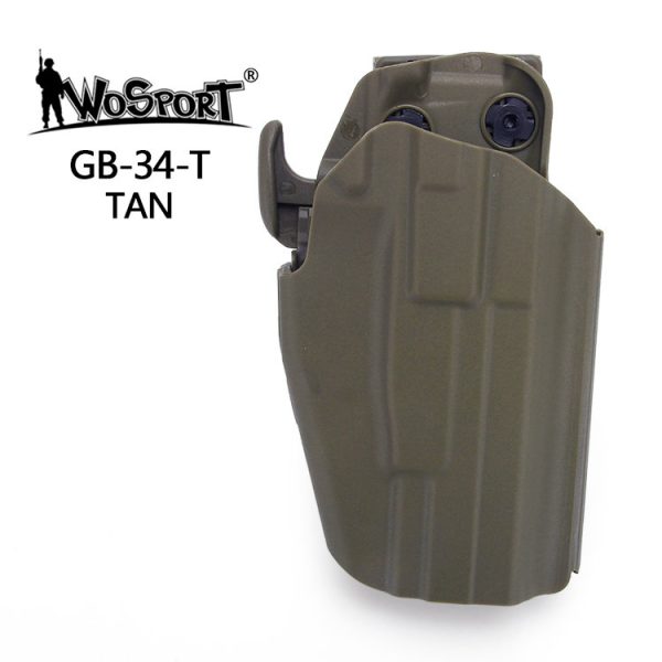 WST GB-34 Universal Holster for Compact Pistols, Right Hand - Tan WST GB-34 Universal Holster for Compact Pistols, Right Hand - Tan