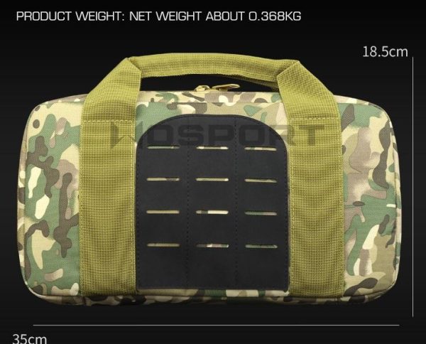 WST laser MOLLE gun bag 35cm - Black