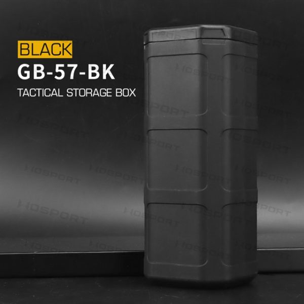 WST Tactical Storage Box, 16x6x6 cm - Black WST Tactical Storage Box, 16x6x6 cm - Black