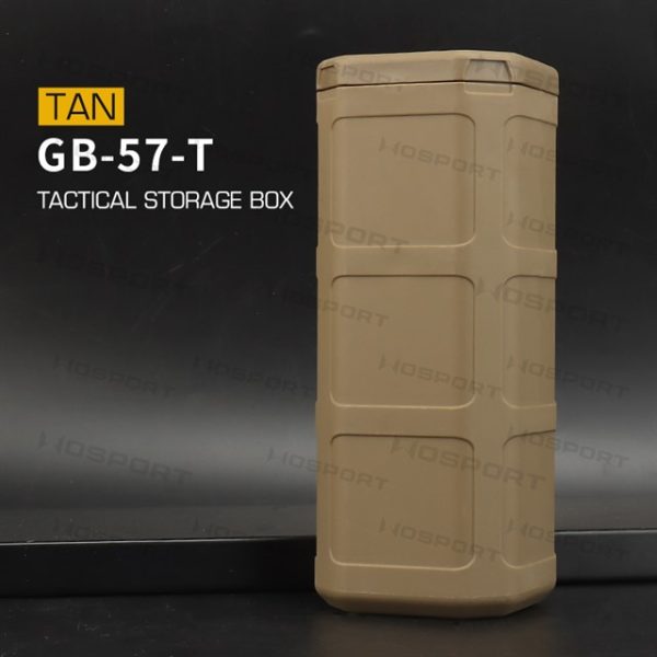 WST Tactical Storage Box, 16x6x6 cm - Tan WST Tactical Storage Box, 16x6x6 cm - Tan